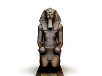 Egyptian Queen hatshepsut kneeling statue