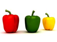 Bell pepper three peppers