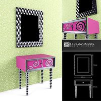 Luciano Zonta Klimt Bedside Table