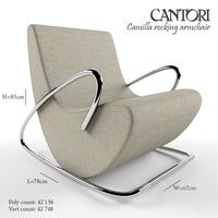 Cantori Camilla rocking armchair