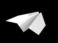 paper airplane