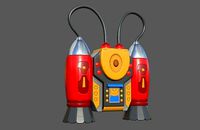 Stlized JetPack Group - 3 Pieces
