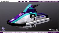 Ski Jet Game ready model