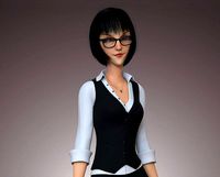 Professional lady Cartoon