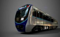 MRT Jakarta Train 3D Model AR VR Games Ready