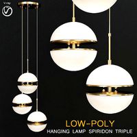 HANGING LAMP SPIRIDON TRIPLE 3d model