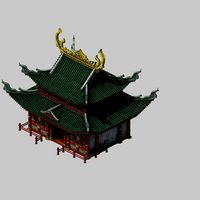 Game Building - Yan overlooking the house 02