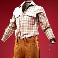 Horror Cowboy Costume Shirt and Chaps