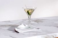 Glass of martini