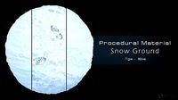 Procedural Snow Material  3 Variation