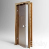 Glass door for sauna