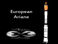 European Ariane Rocket 3D Model