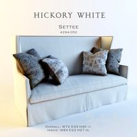 PROFI HICKORY WHITE Settee
