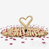 Towels &amp;quot;Swans&amp;quot;