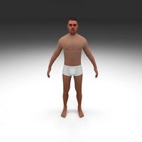 8K Realistic Human Male Man 3D Model