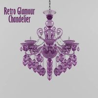 Retro Glamour Chandelier 3D Model