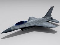 F16 Fighting Falcon 3D Model