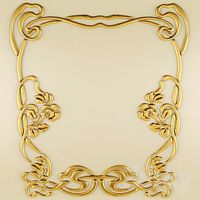 Moldings, Art Nouveau pattern