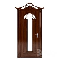 Carved door