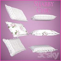 Shabby chic-style pillows (Shabby Chic).