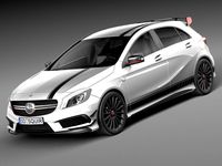 Mercedes Benz A45 AMG Edition 1 2014 3D Model