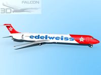 Falcon3D MD 80 Edelweiss 3D Model