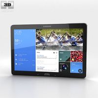 Samsung Galaxy NotePRO 12 inch Black 3D Model