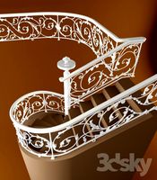 Forged fencing of stairs