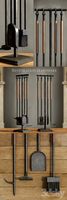 RH / LEATHER RIVET HEARTH TOOL SET