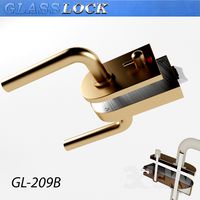 Door handle with lock