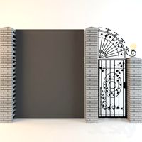 Wrought iron gate