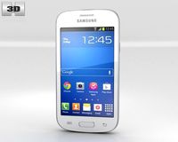 Samsung Galaxy Fresh S7390 White 3D Model