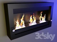 Biofireplace Iceland Black