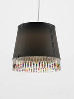 Rubber black chandelier