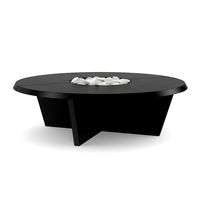 Round Black Table 3D Model