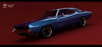 Dodge Charger RT 1968 3D Model