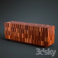 Global Views Washboard Media Cabinet