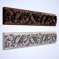 Stucco molding.