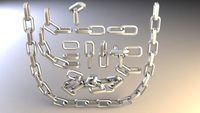 Chain Assemble Pack 3D Model