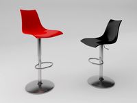 Scab design ZEBRA UP ANTISHOCK Stool 3D Model