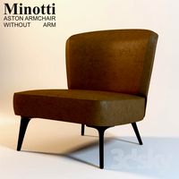 Minotti ASTON ARMCHAIR WITHOUT ARM