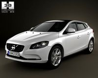 Volvo V40 2013 3D Model