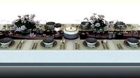 dinner table set