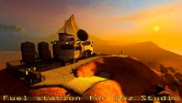 Fuel station for Daz Studio