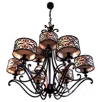 Traditional Maxim Mondrian 36 1/2 &quot;High 9-Light Bronze Chandelier