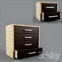 Bedside Cabinet and chest of drawers Caprice