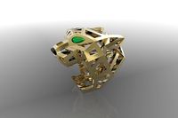 Cartier Panther Ring | 3D