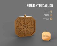 Sunlight Medallion | 3D