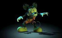 Runaway Brain Mickey  3D model for print | 3D