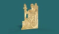 Roman Army Soldier 3d stl model for cnc | 3D